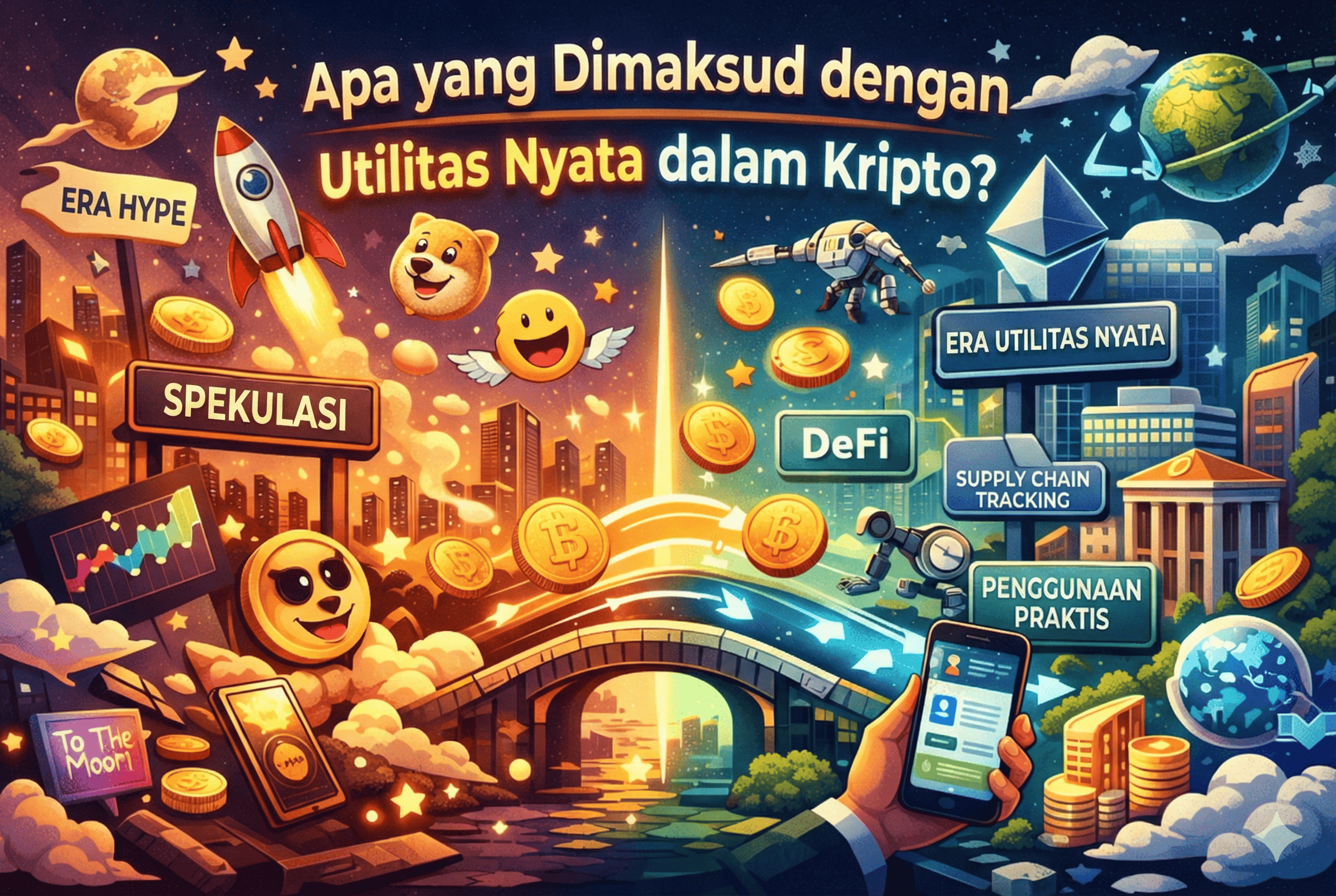 Apa yang Dimaksud dengan Utilitas Nyata dalam Kripto?